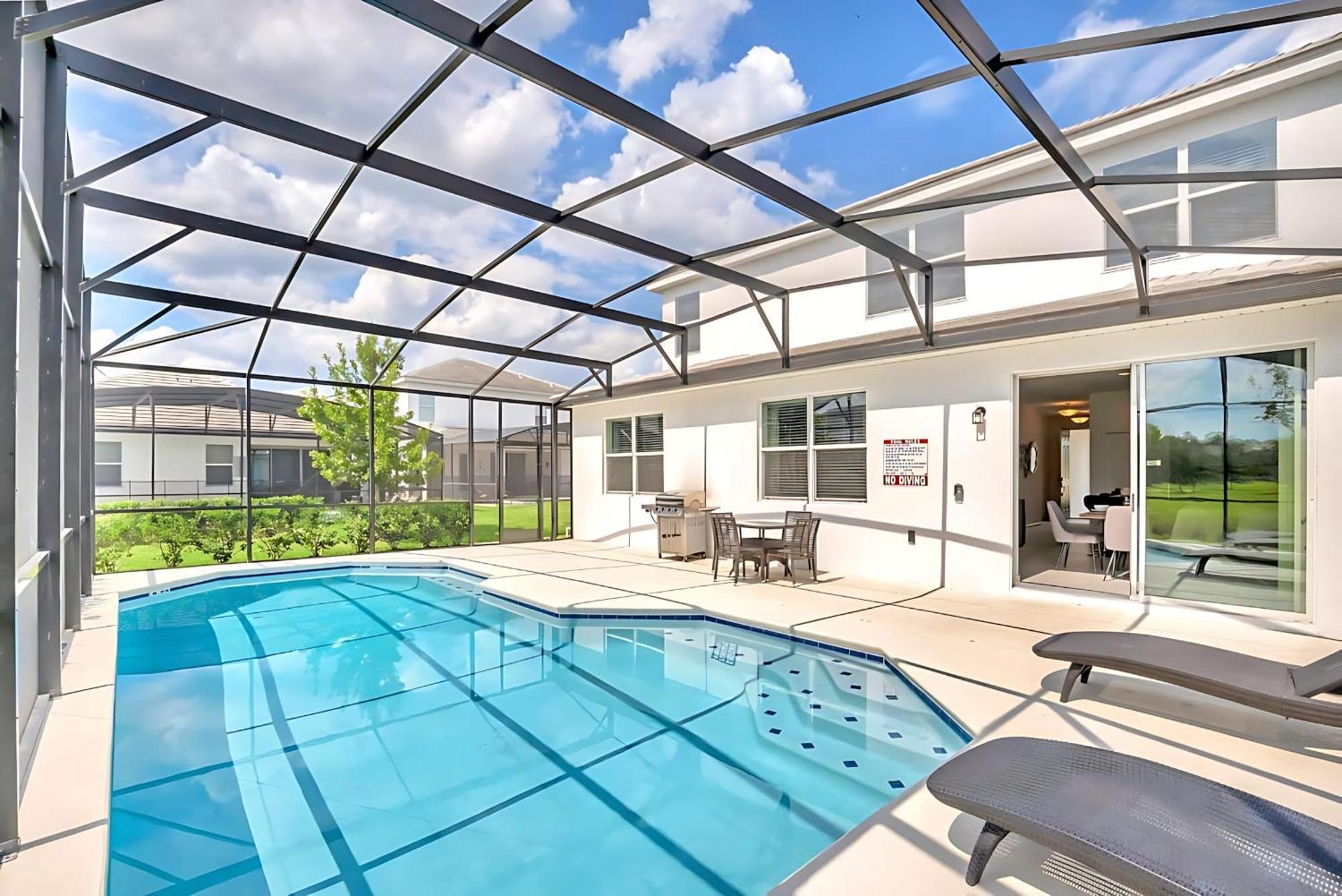 Family Resort - 6Br Mansion - Private Pool, Home Theater, Bbq And More Киссимми Экстерьер фото
